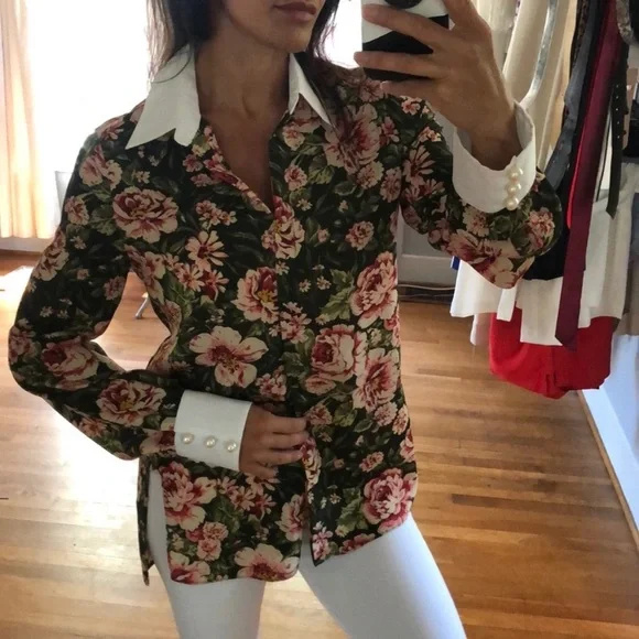 Zara Floral Blouse - Picture 8 of 15